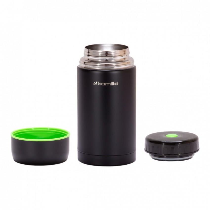 Термос пищевой Kamille КМ-2093 из нержавеющей стали 1000 мл (1728852646) - фото 4 Термос пищевой Kamille КМ-2093 из нержавеющей стали 1000 мл (1728852646) - фото 4