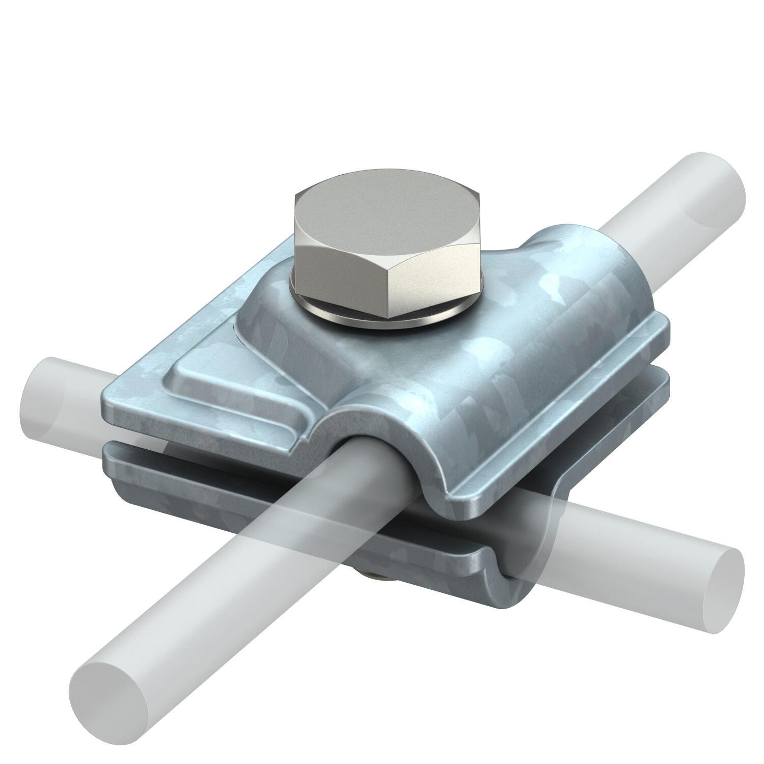 З'єднувач універсальний OBO bettermann прут-прут Vario ø 8-10 мм для круглого провідника оцинкована сталь (5311705)