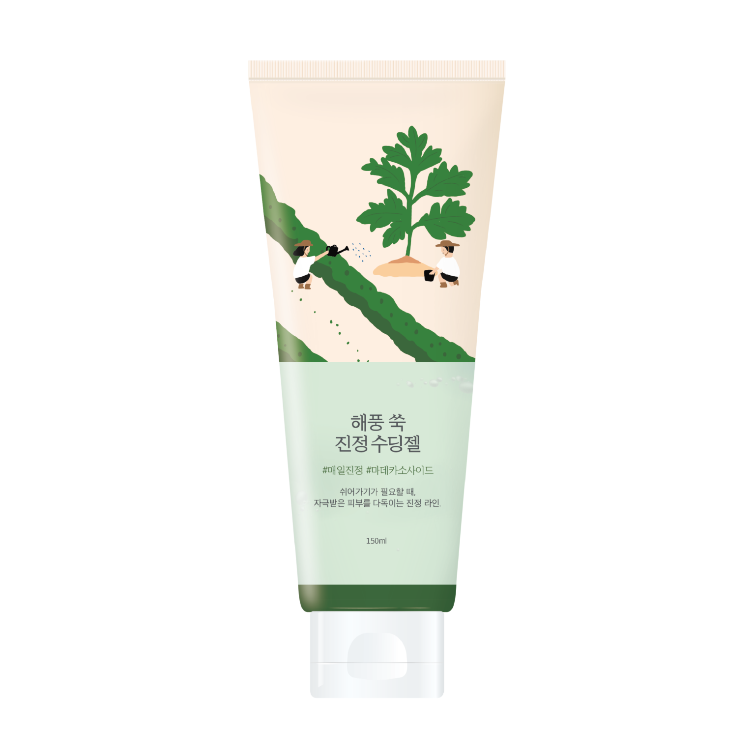 Гель с морской полынью успокаивающий Round Lab Mugwort Calming Soothing Gel 150 мл (36623190)