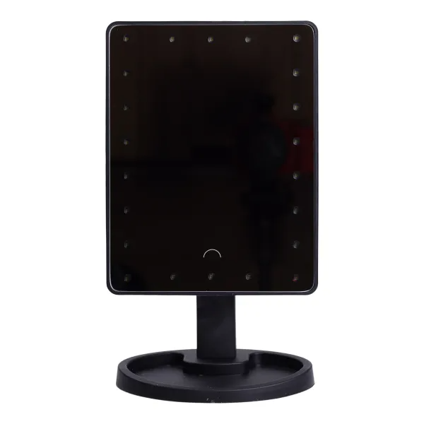 Косметическое зеркало с LED-подсветкой 22 светодиода Черный (29900990) Косметическое зеркало с LED-подсветкой 22 светодиода Черный (29900990)