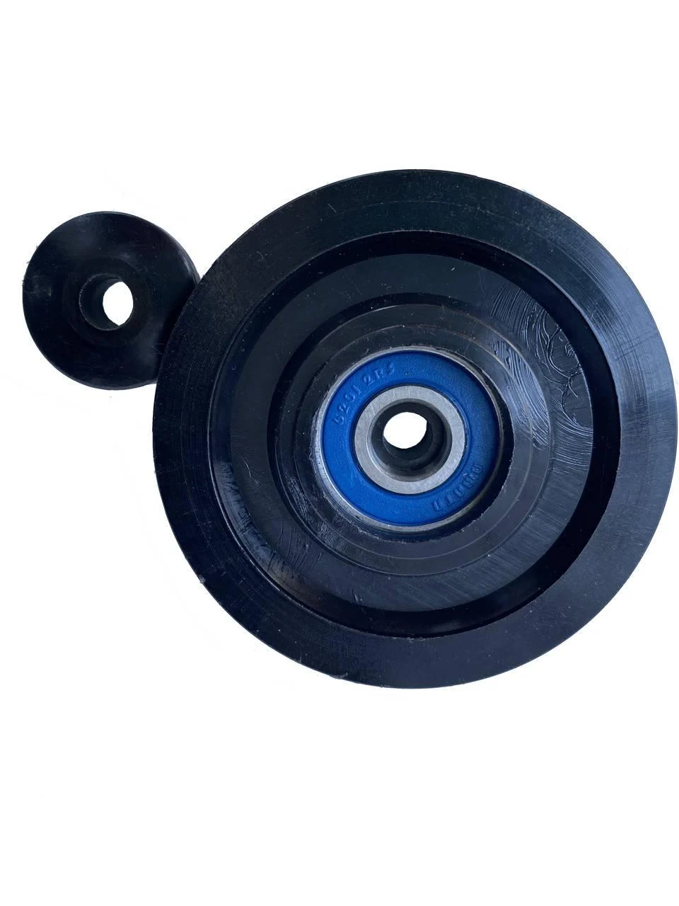 Ролик під трос U-подібний Ø 80 мм пластиковий для воріт/блоків/підйомних механізмів (961278-80) - фото 3