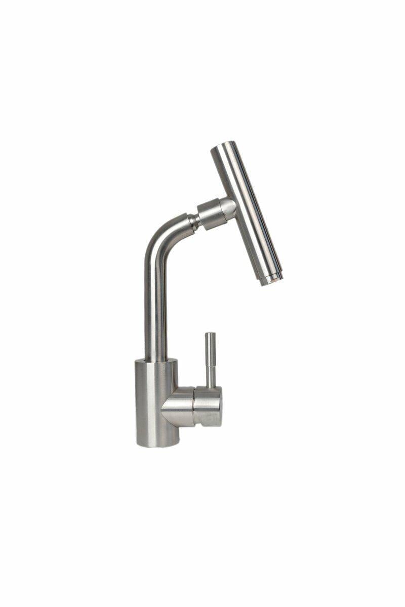 Смеситель кухонный Platinum Germece 8302 sk Нержавеющая сталь (PLTM-SP000013133)