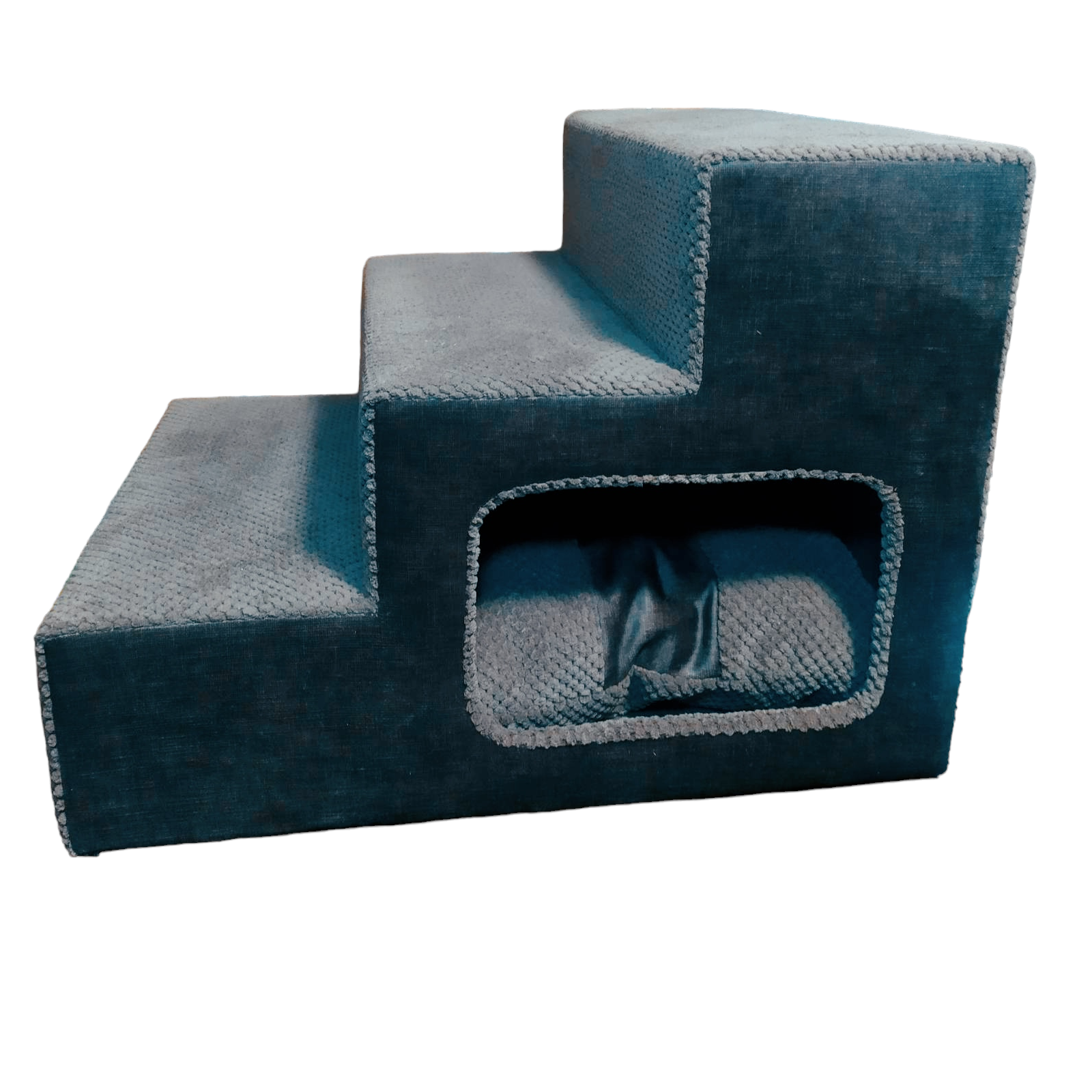 Сходинки пандус для собачок з входом 55х42х42 см Темно-сірий (00201.4) - фото 1