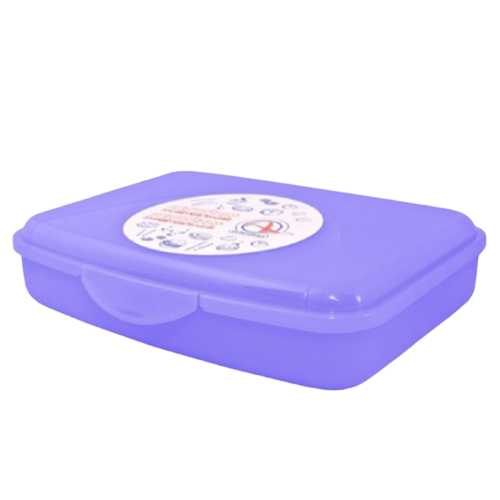 Контейнер Алеана 20x20x7,5 см Фіолетовий/Прозорий (УТ000012926)