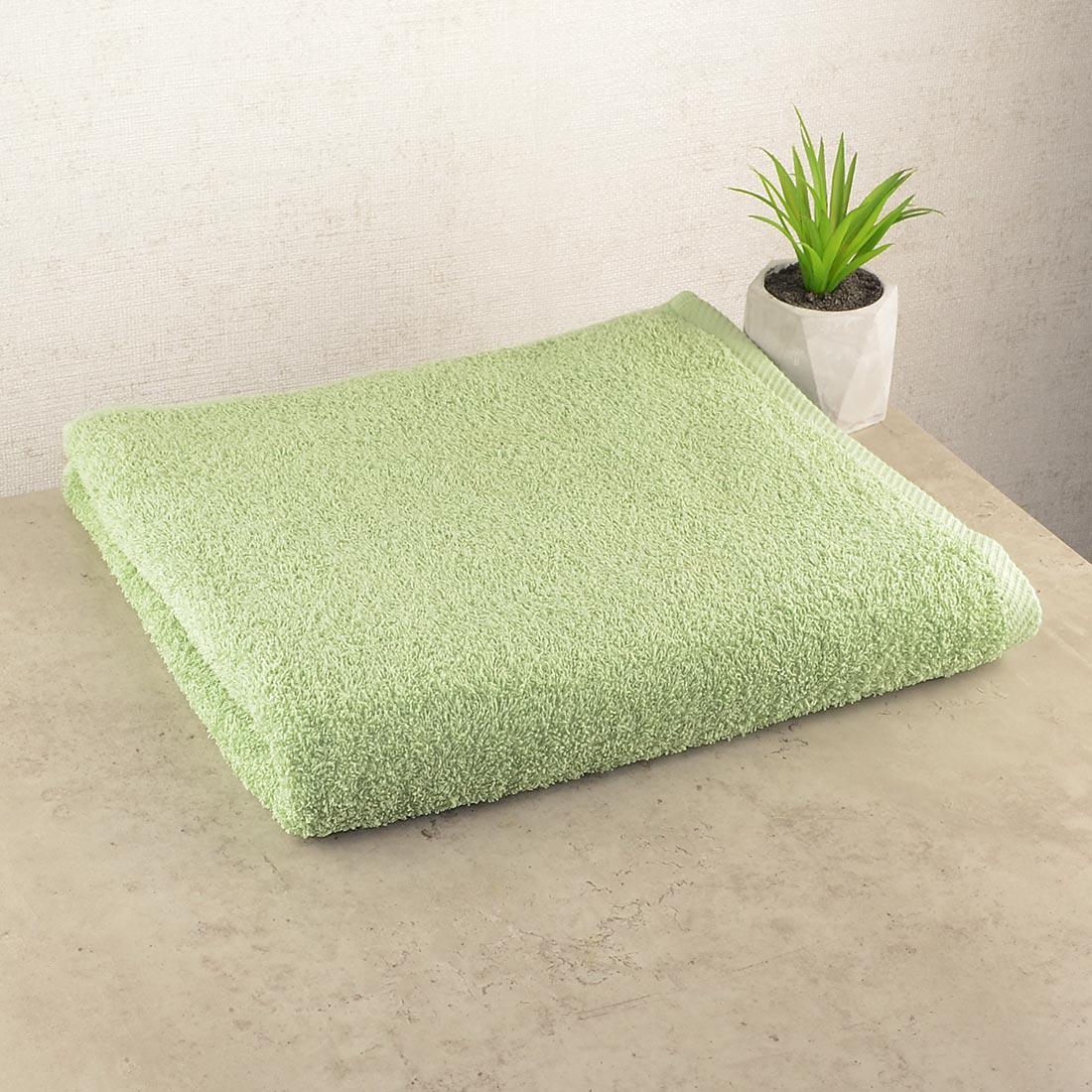 Банное махровое полотенце GM Textile 70х140 см Фисташковый