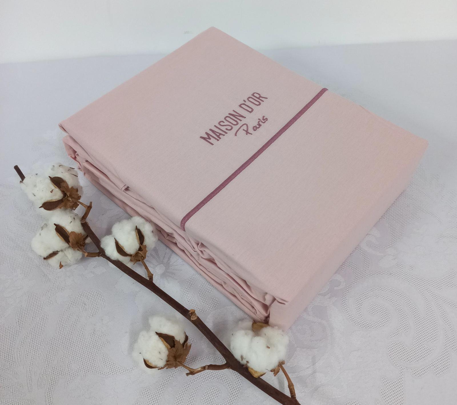 Постельное белье Maison D'or премиум ранфорс 200х220 см Rose (CN12927)