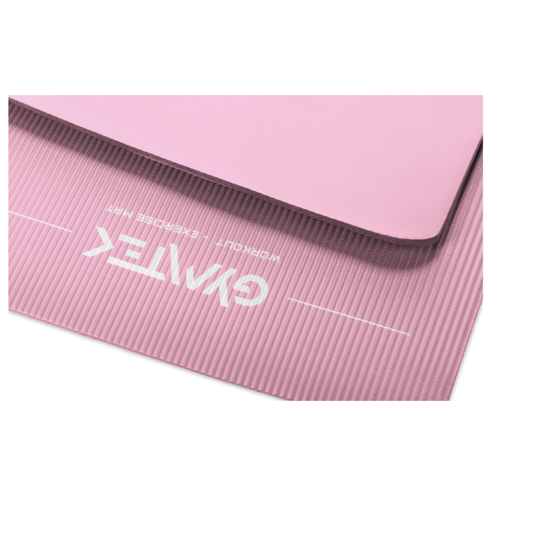 Килимок для йоги та фітнесу Gymtek NBR 1 см Рожевий - фото 6 Килимок для йоги та фітнесу Gymtek NBR 1 см Рожевий - фото 6