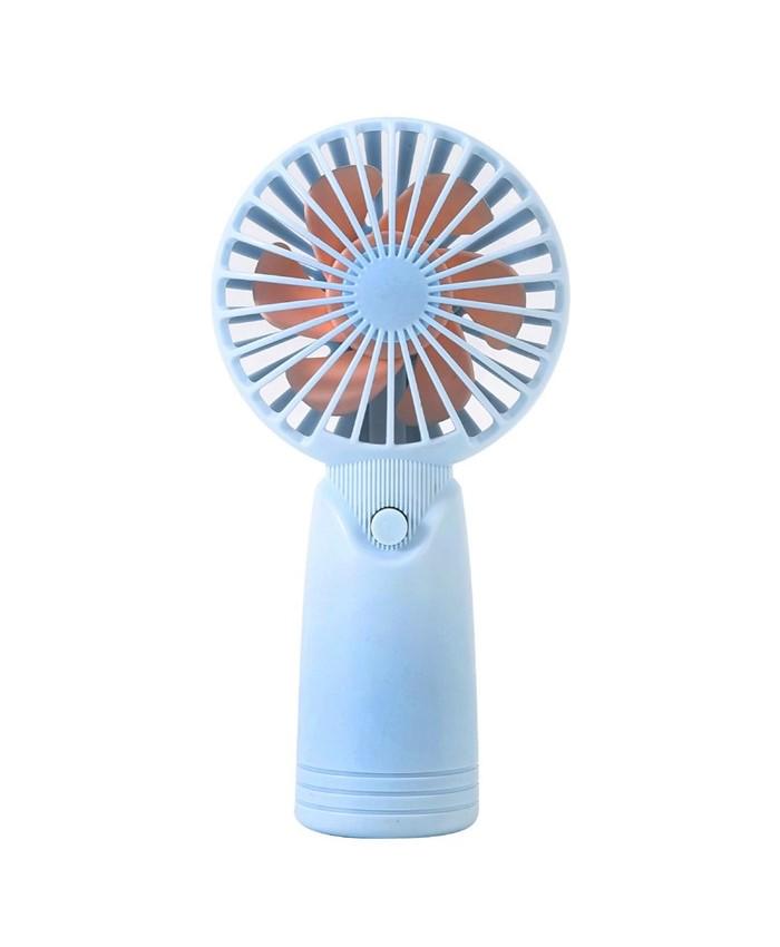 Вентилятор ручной аккумуляторный Cute Electric Fan AP223 c USB-зарядкой Голубой