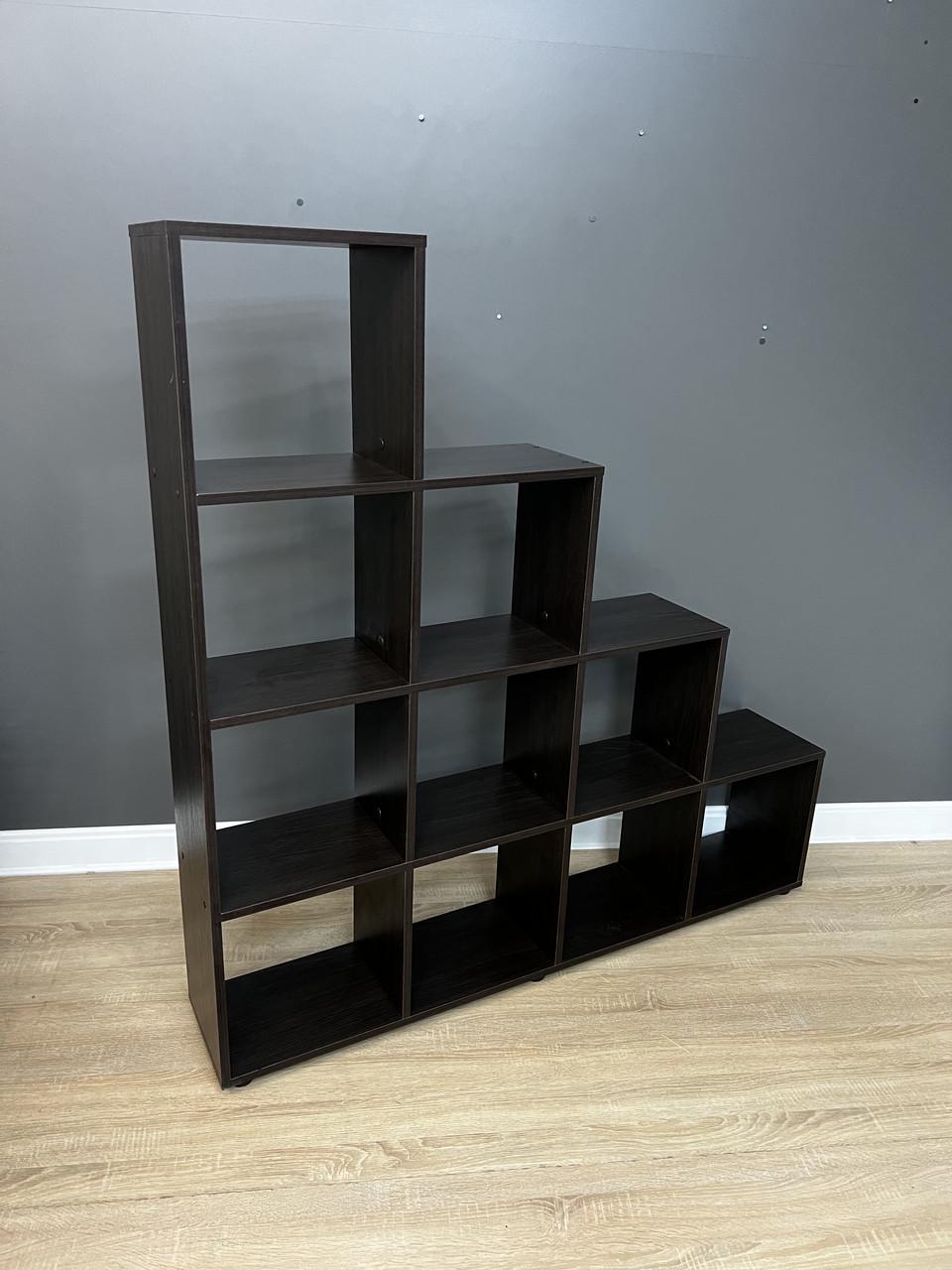 Стелаж А-5 на 10 комірок 1425х1400х252 мм Дуб венге магія - фото 2 Стелаж А-5 на 10 комірок 1425х1400х252 мм Дуб венге магія - фото 2