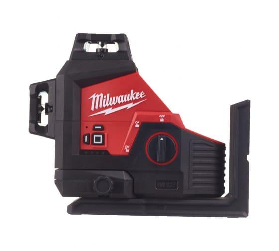 Аккумуляторный мультилинейный лазерный нивелир Milwaukee M12 3PL-0C (4933478103)