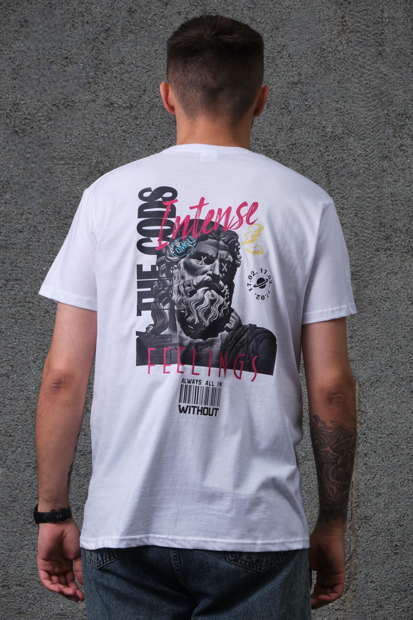 Футболка мужская оверсайз Without Feelings L/XL White (L8049300) - фото 2 Футболка мужская оверсайз Without Feelings L/XL White (L8049300) - фото 2