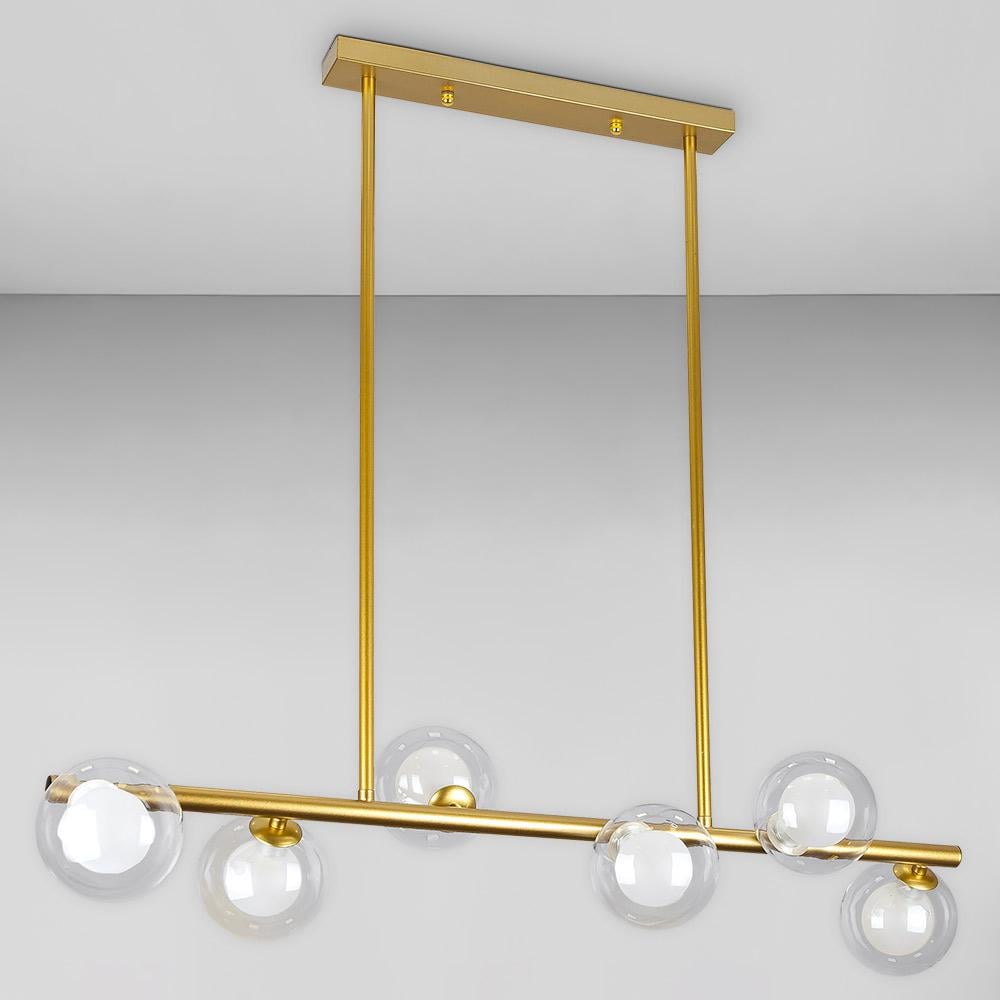 Люстра потолочная Light House LS-18615-6 Bronze/Clwh Бронзовый/Прозрачный