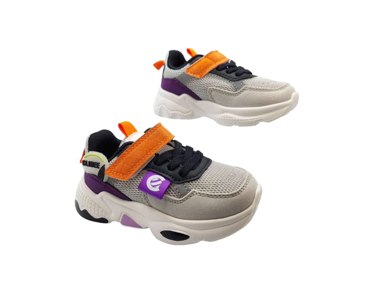 Кросівки для хлопчиків Clibee 35235/22 р. 22 Сірий - фото 4