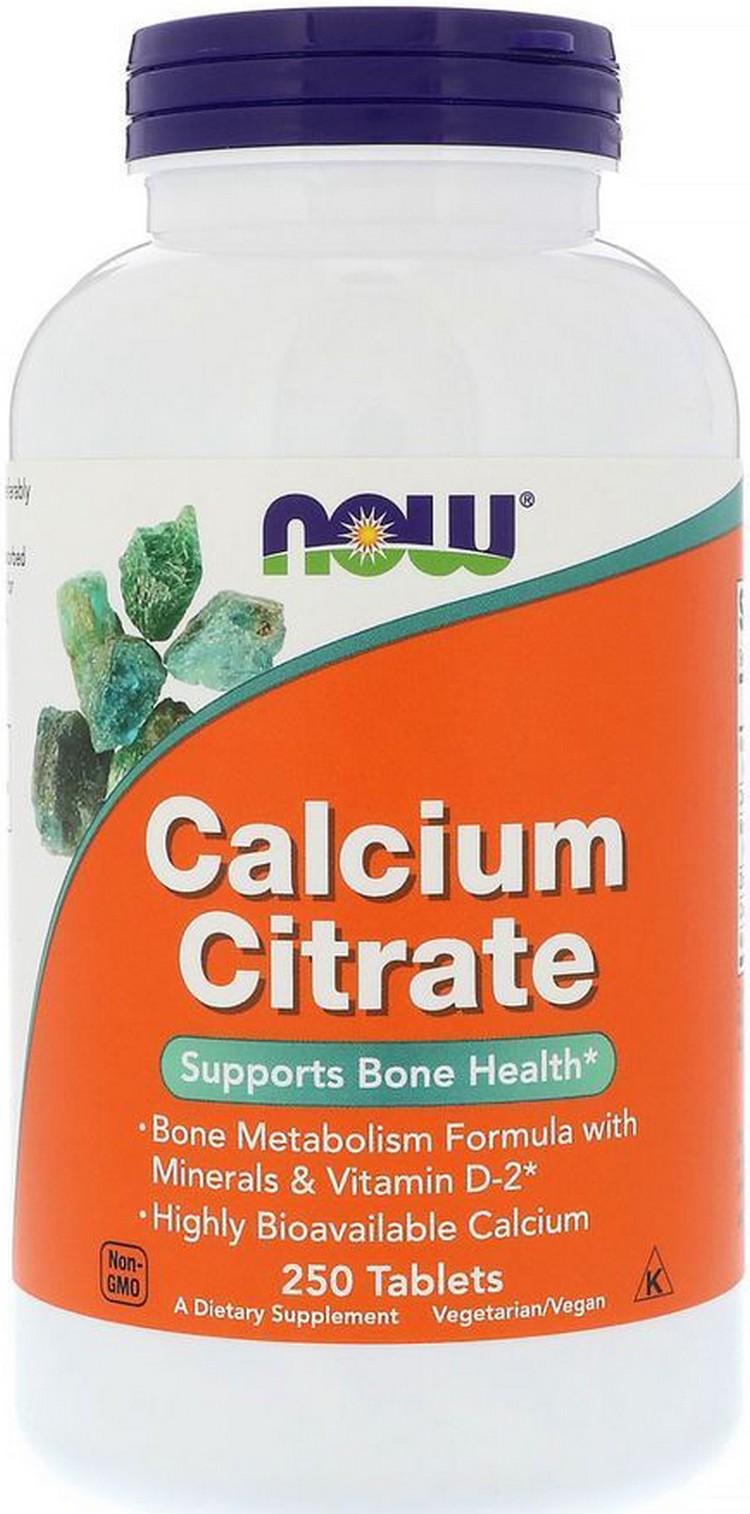 Цитрат кальция NOW Calcium Citrate 250 таблеток