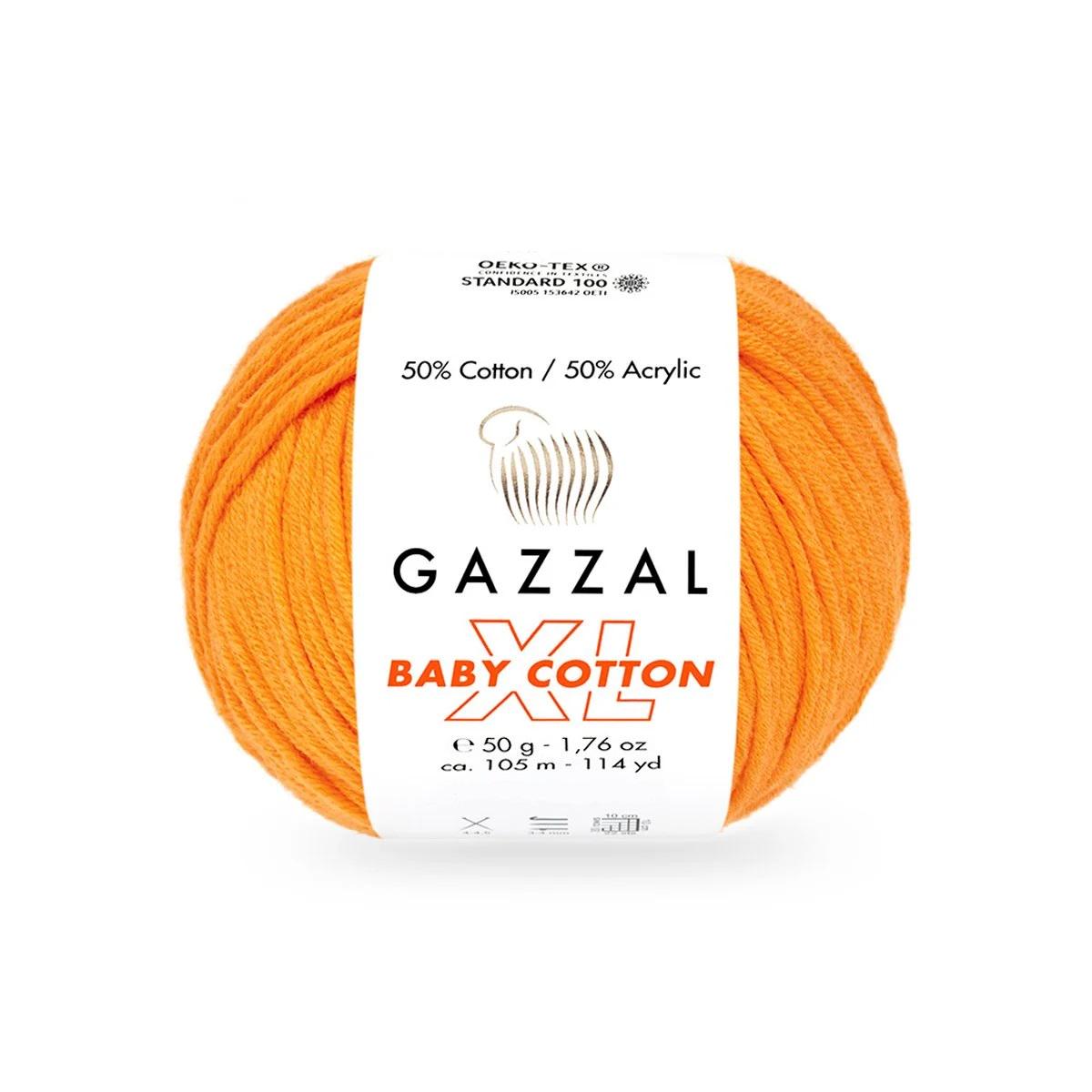 Пряжа Gazzal BabyCotton XL 3416