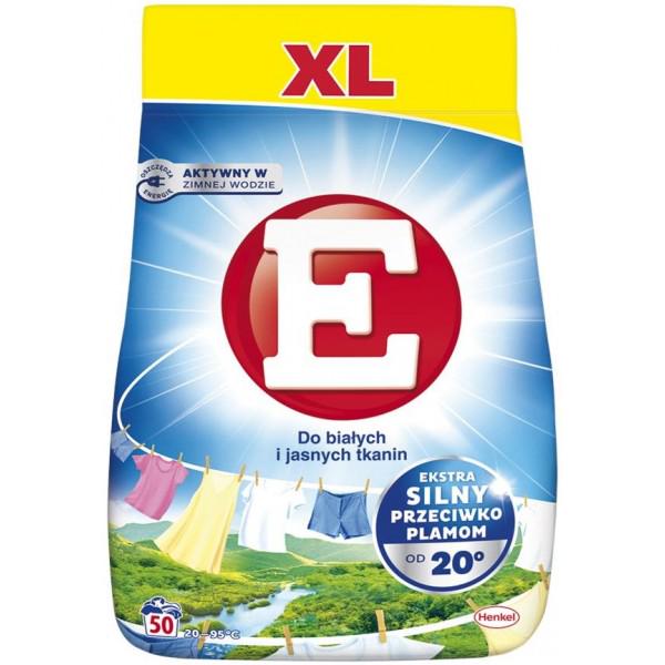 Стиральный порошок E для белых и светлых вещей 3 кг 50 стирок