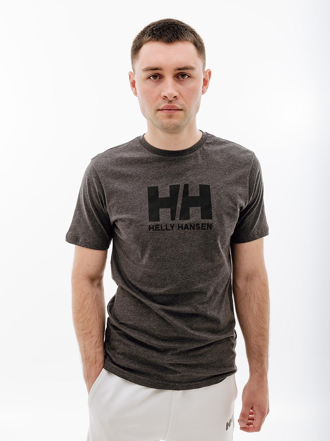 Футболка мужская Helly Hansen HH LOGO T-SHIRT L Серый (7d33979-982 L)