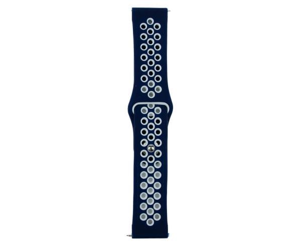 Ремешок для Samsung Galaxy Watch 22 мм Dark Blue/White