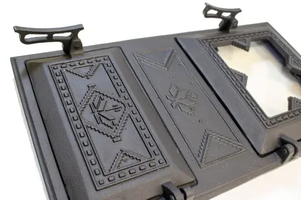 Дверцята пічні зі склом Вишиванка 270х490 мм - фото 9 Дверцята пічні зі склом Вишиванка 270х490 мм - фото 9