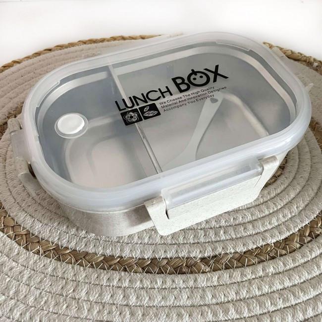 Термо Ланч-бокс Eco-Metal с металлической основой 700 мл Бежевый (402541)