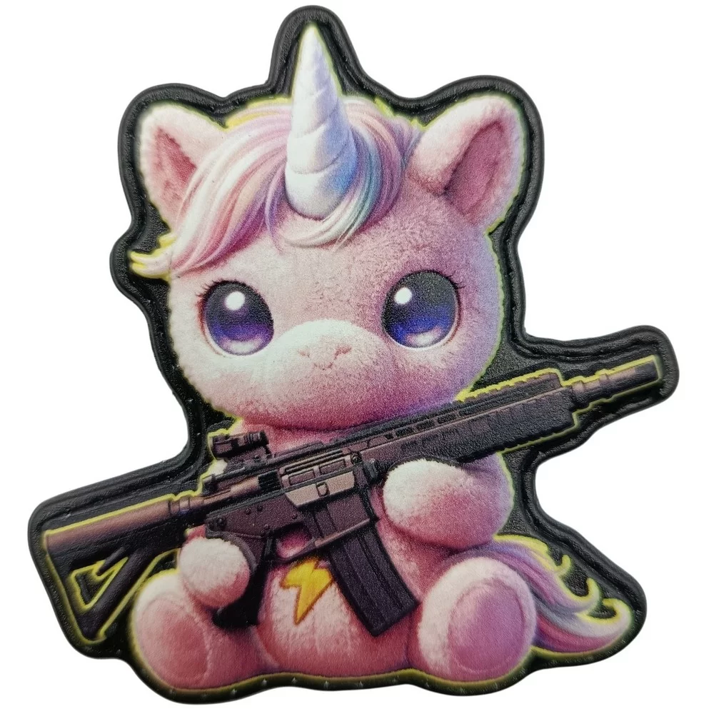 Патч объемный 3D Единорог ПВХ (07131298)