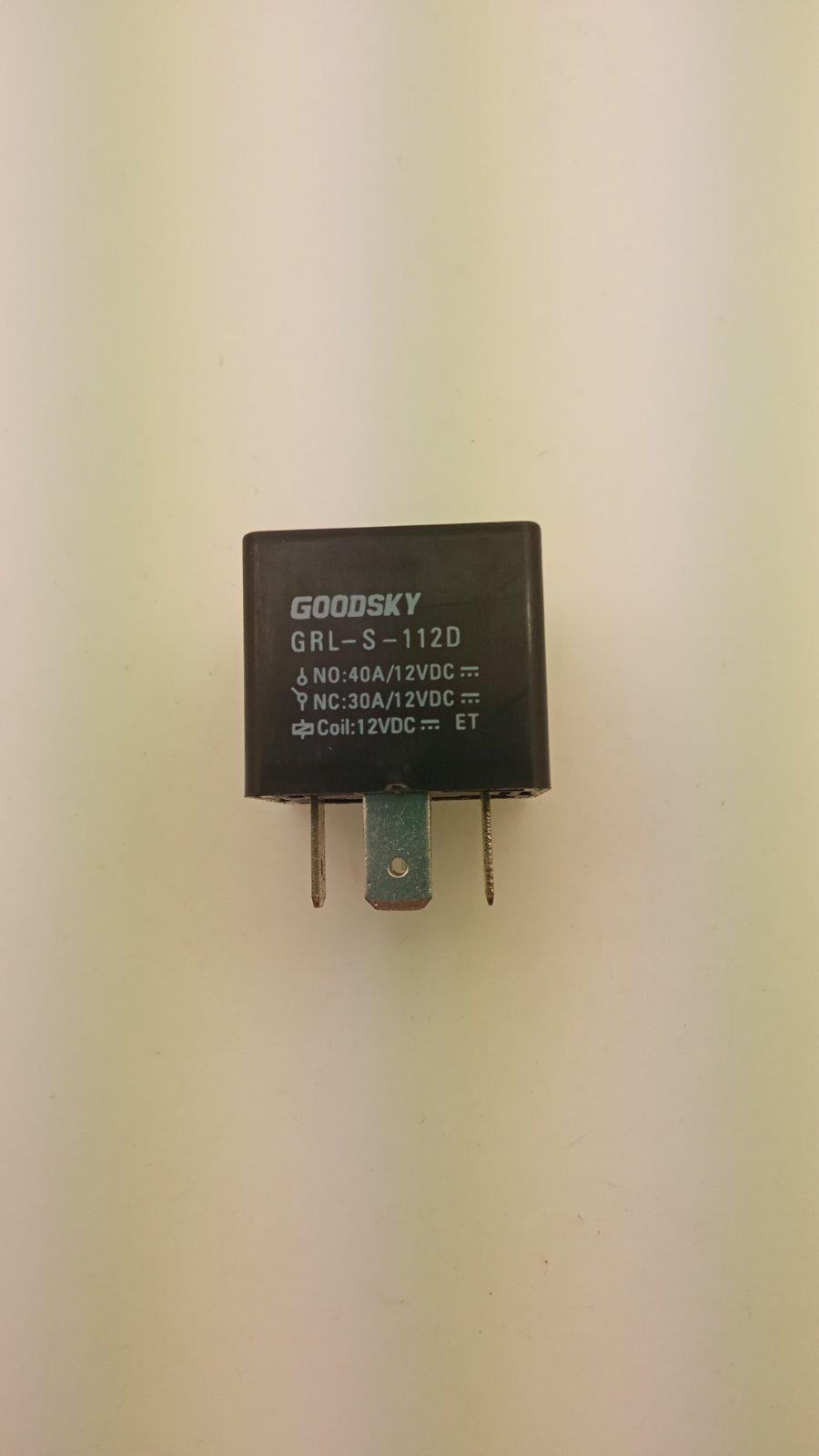 Реле авто Goodsky GRL-S-112D12V 40A (10787)