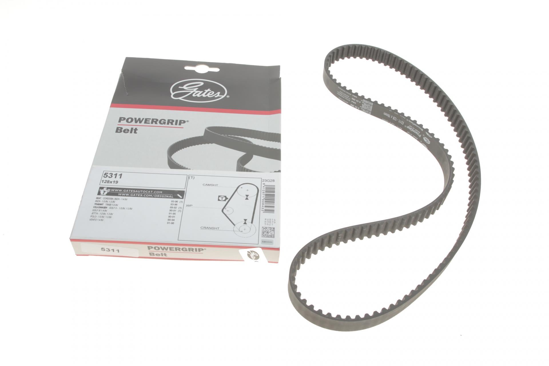 Ремень ГРМ Seat Ibiza/VW Golf III 1.4/1.4i 91-99 5311 GATES