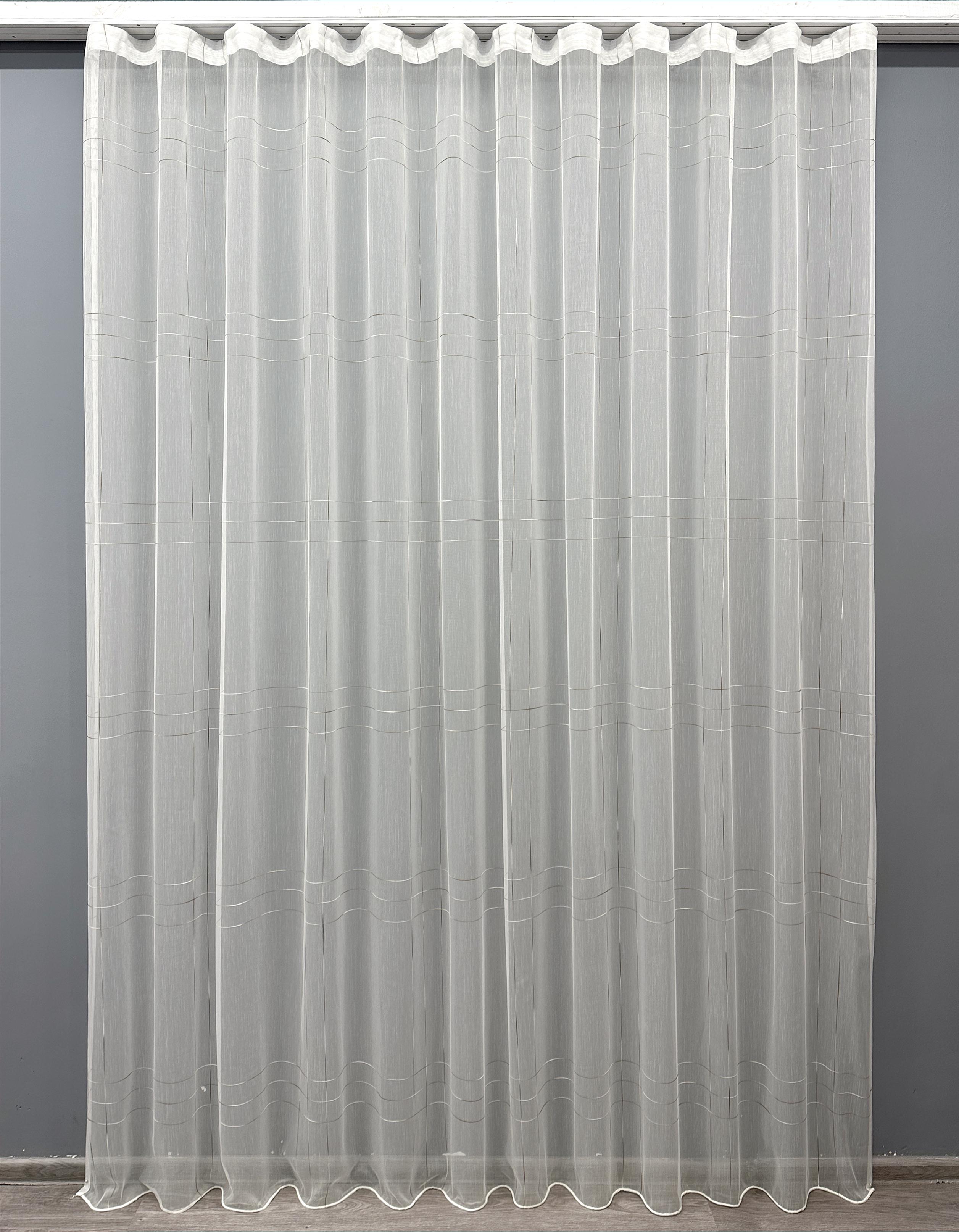 Тюль VR-Textil 1613т Бамбук в клетку 300х270 см Белый/Золотистый (42-0582) Тюль VR-Textil 1613т Бамбук в клетку 300х270 см Белый/Золотистый (42-0582)