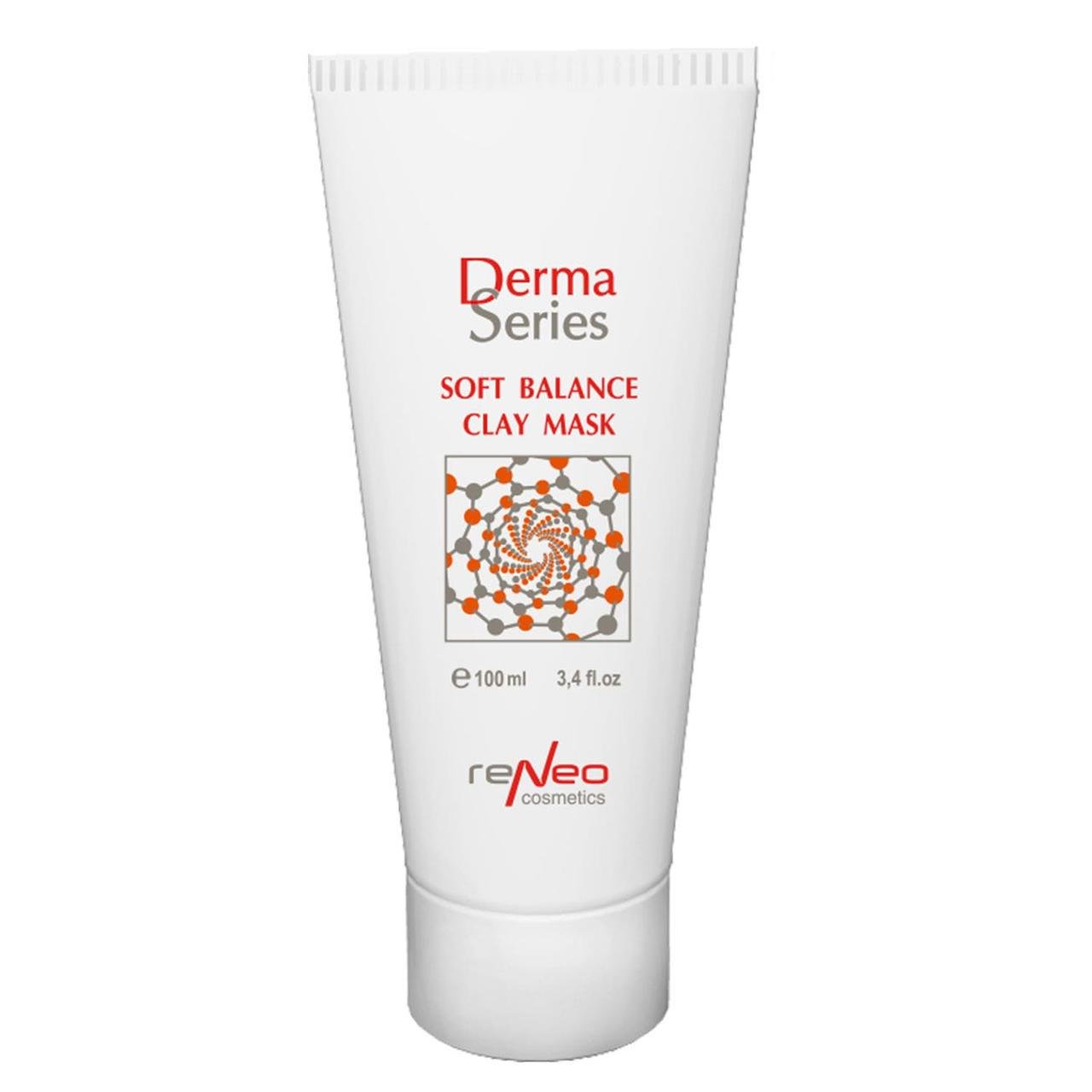 Маска живильна SOFT BALANS CLAY MASK Derma Series балансуюча з освітлюючою та пом'якшувальною дією 100 мл (2467764078)