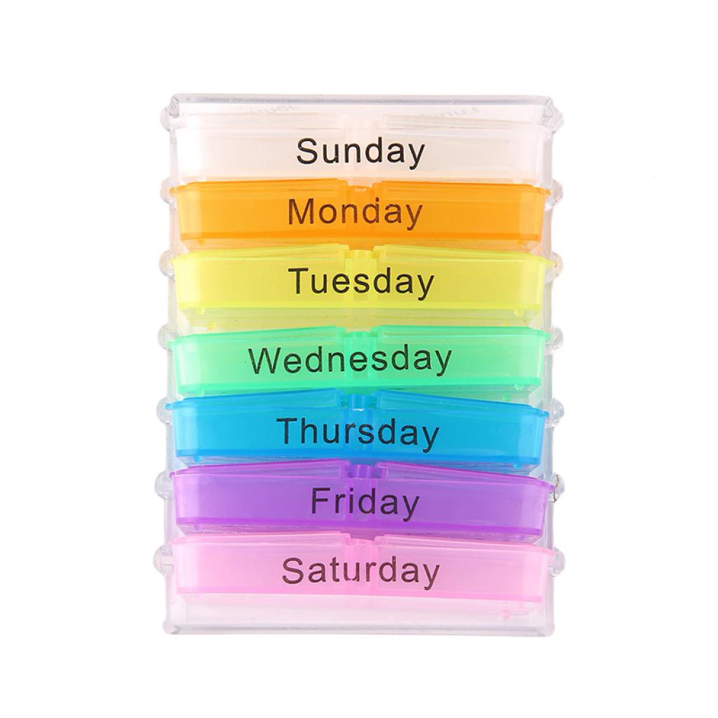 Таблетница Lesko Pill на 28 отделений (1378514)