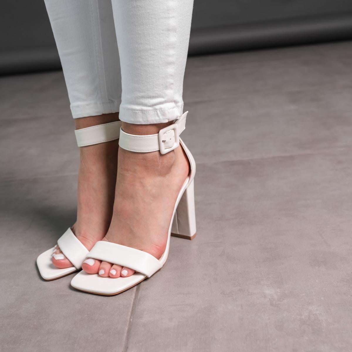 Босоножки женские Fashion р. 40 25,5 см Белый (3658)