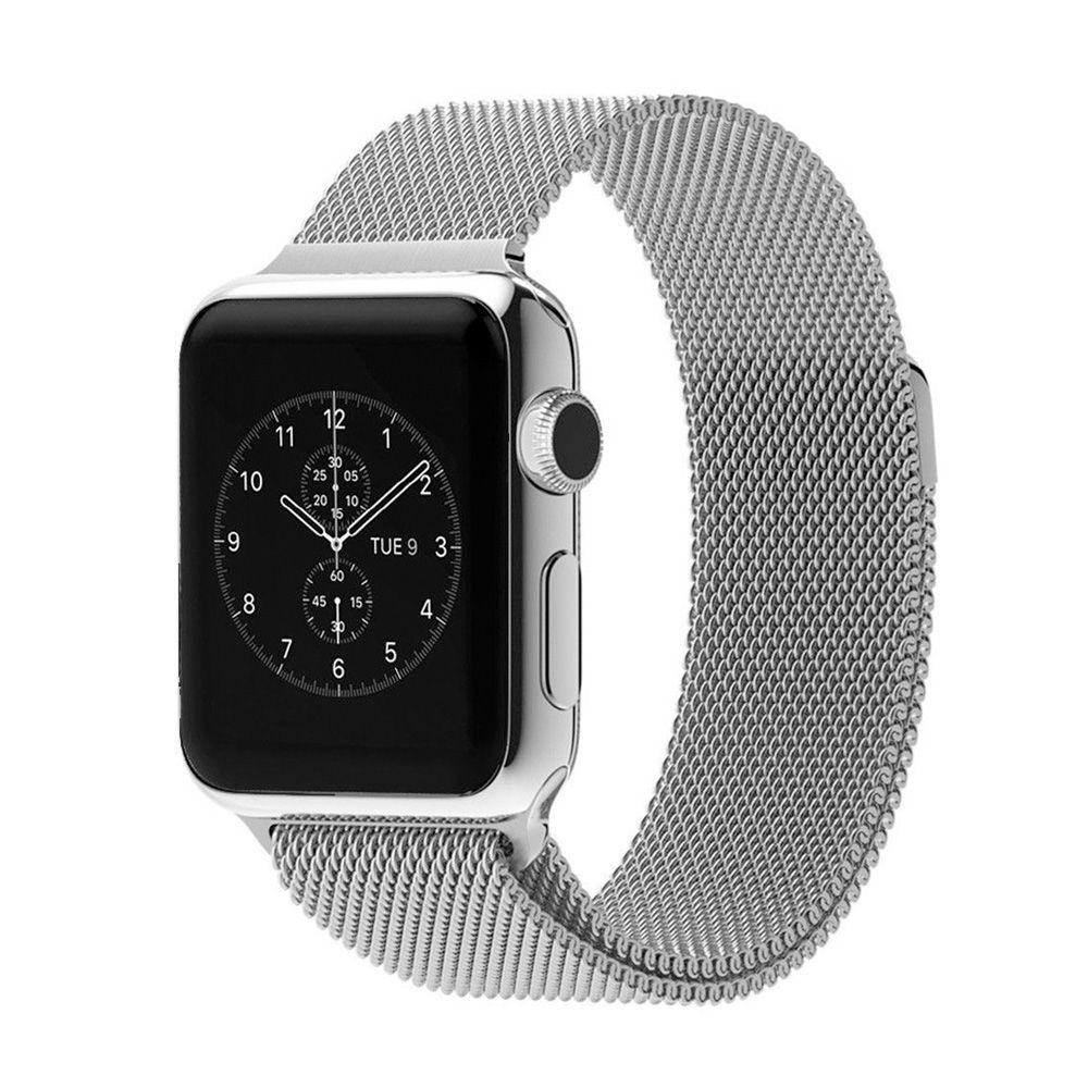 Ремешок Milanese Loop Magnetic Band для Apple Watch 38 мм Silver