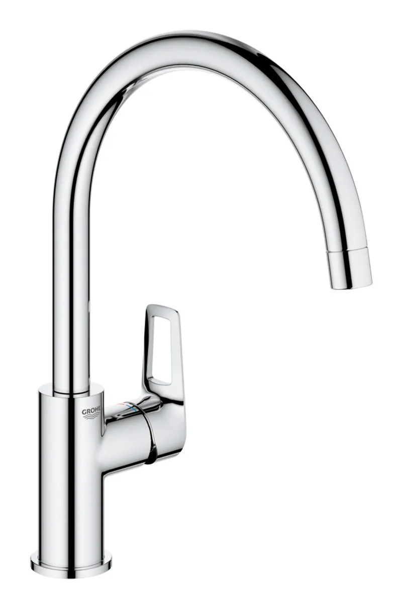 Смеситель из латуни Grohe BauLoop для кухни Смеситель из латуни Grohe BauLoop для кухни