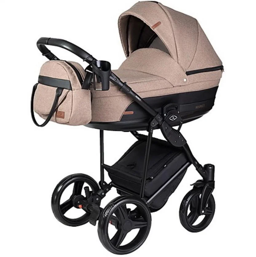 Коляска Angelini Respect Темно-бежевий (25157194) - фото 1 Коляска Angelini Respect Темно-бежевий (25157194) - фото 1