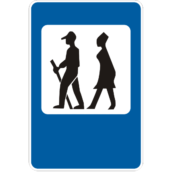 Дорожный знак прямоугольный Фабрика знаков 6.22 900х600 мм (504101-11)