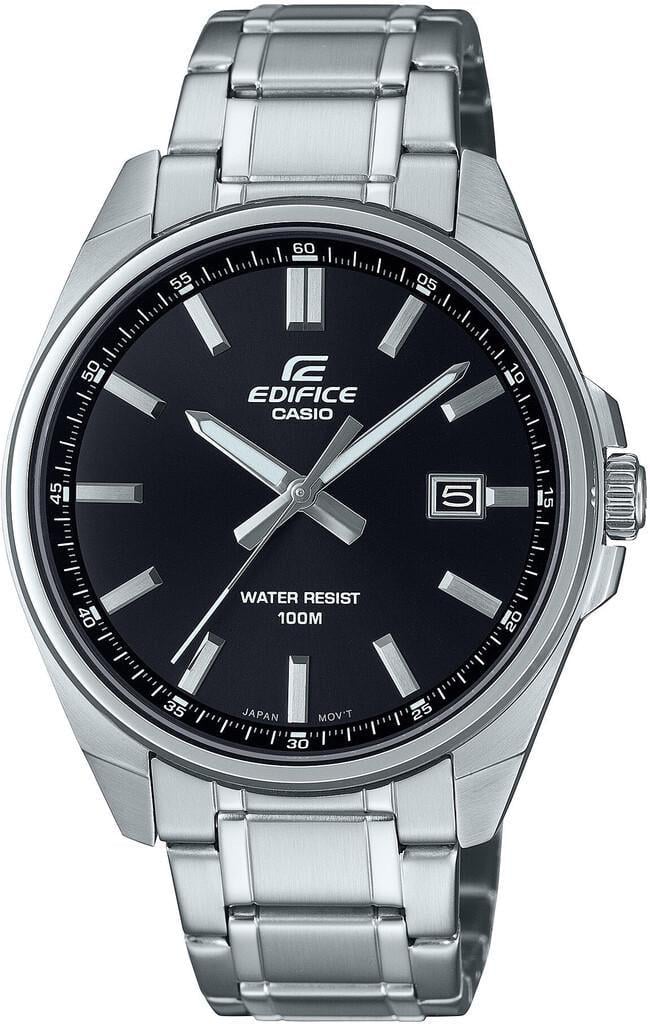 Наручные часы мужские Casio Edifice EFV-150D-1AVUEF со стальным корпусом/водозащитой 100 м Черный (3100234269)