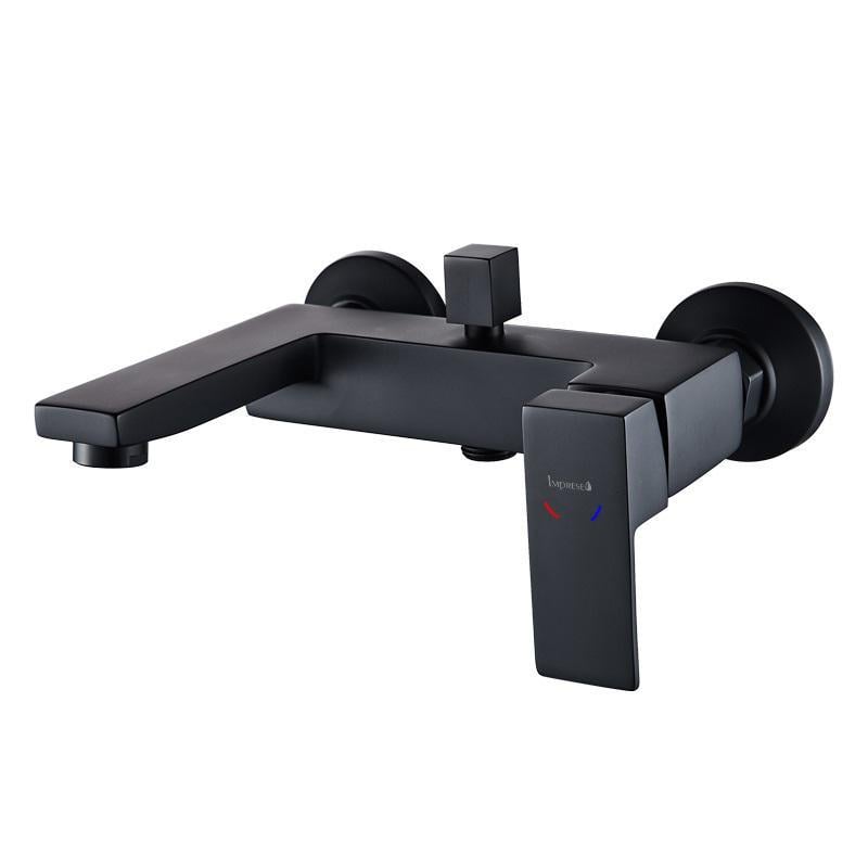 Смеситель для ванны Imprese Karlov однорычажный Черный матовый (f03207610AA)