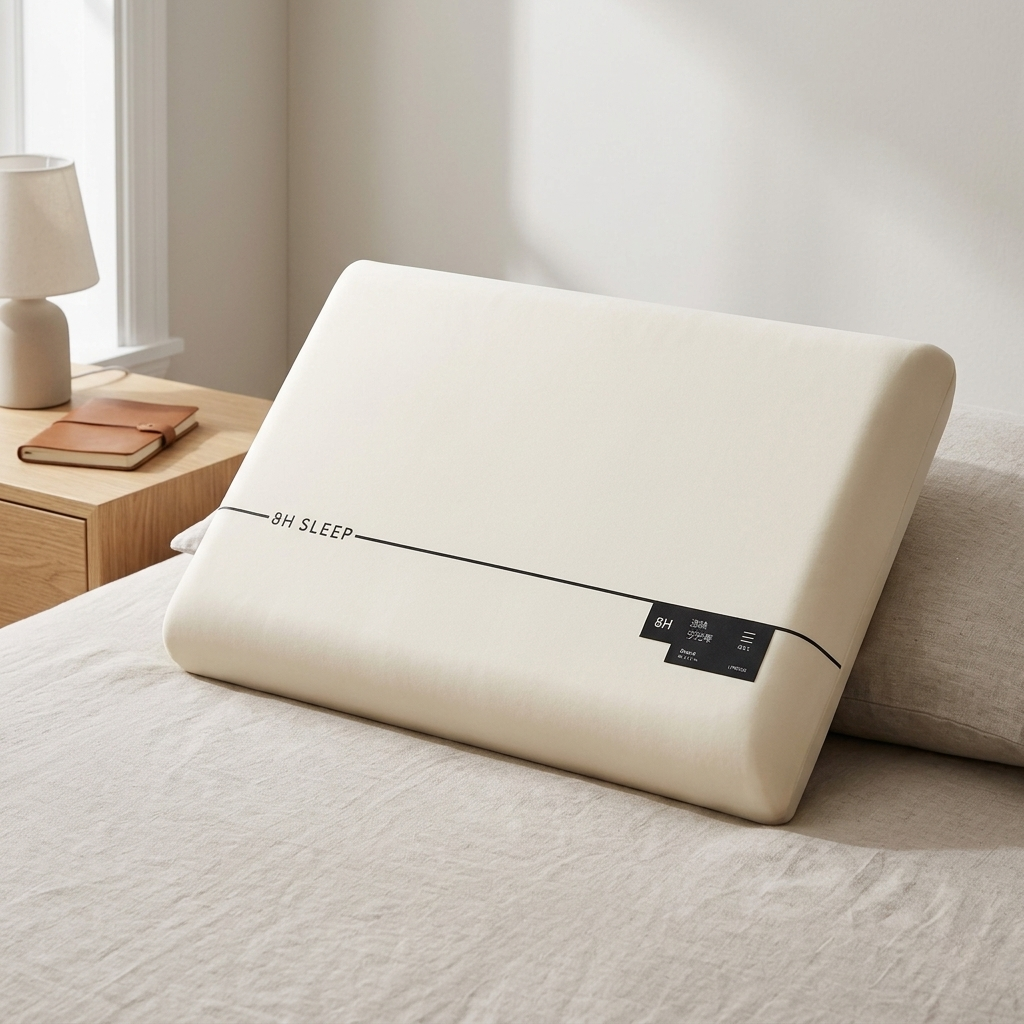 Подушка ортопедическая прямоугольная для сна с эффектом памяти COLORFUL HOME из Memory foam 42х72 см Кремовый/Белый (014-27-40)