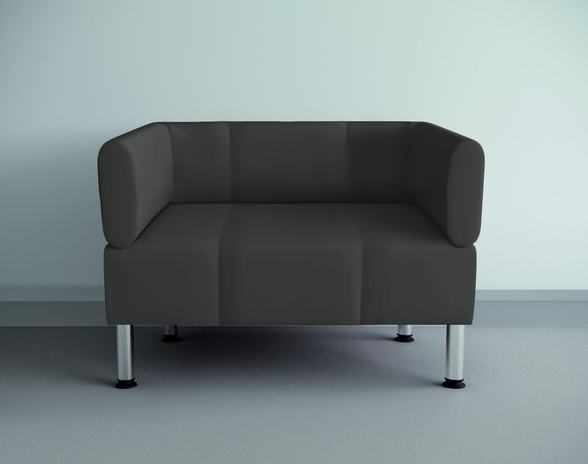 Кресло офисное Tobi Sho Бенно-1 с подлокотниками и прямой ногой кожзам 1000х720х750 мм Серый (2233) - фото 1 Кресло офисное Tobi Sho Бенно-1 с подлокотниками и прямой ногой кожзам 1000х720х750 мм Серый (2233) - фото 1