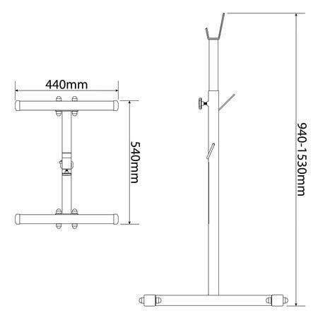 Стійки для штанги K-SPORT KSH012 до 280 кг (396853) - фото 3 Стійки для штанги K-SPORT KSH012 до 280 кг (396853) - фото 3