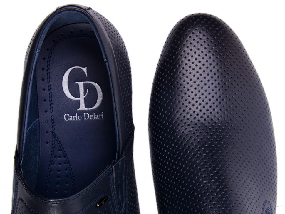 Мокасины Carlo Delari 7152407 р. 42 Темно-синий (14218) - фото 4 Мокасины Carlo Delari 7152407 р. 42 Темно-синий (14218) - фото 4