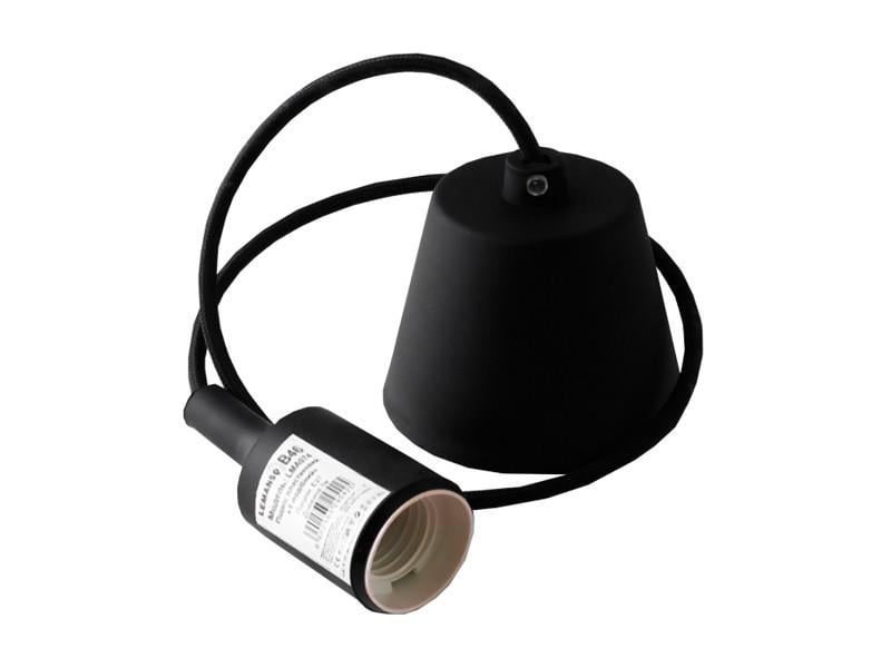 Подвес пластиковый Т-образный для LED лампы Lemanso Е27 черный 1 м (LMA074) Подвес пластиковый Т-образный для LED лампы Lemanso Е27 черный 1 м (LMA074)