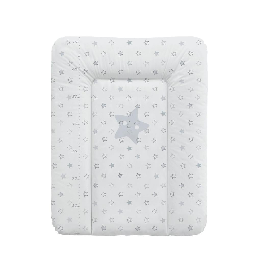 Матрас пеленальный Cebababy Basic line W-143-066-260 Звездочка 50x70 см Серый
