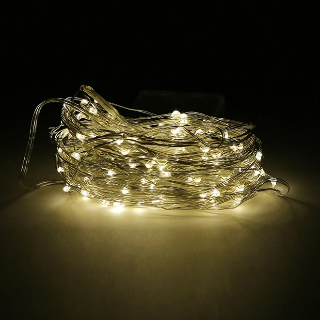 Гірлянда LED тепле світло 100 світлодіодів 10 м (12530) - фото 3 Гірлянда LED тепле світло 100 світлодіодів 10 м (12530) - фото 3