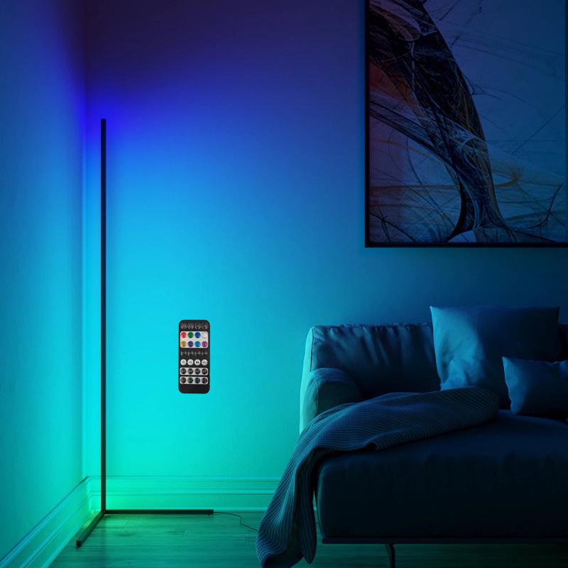 Угловая LED лампа торшер Music SunJet 142 см Черный - фото 9