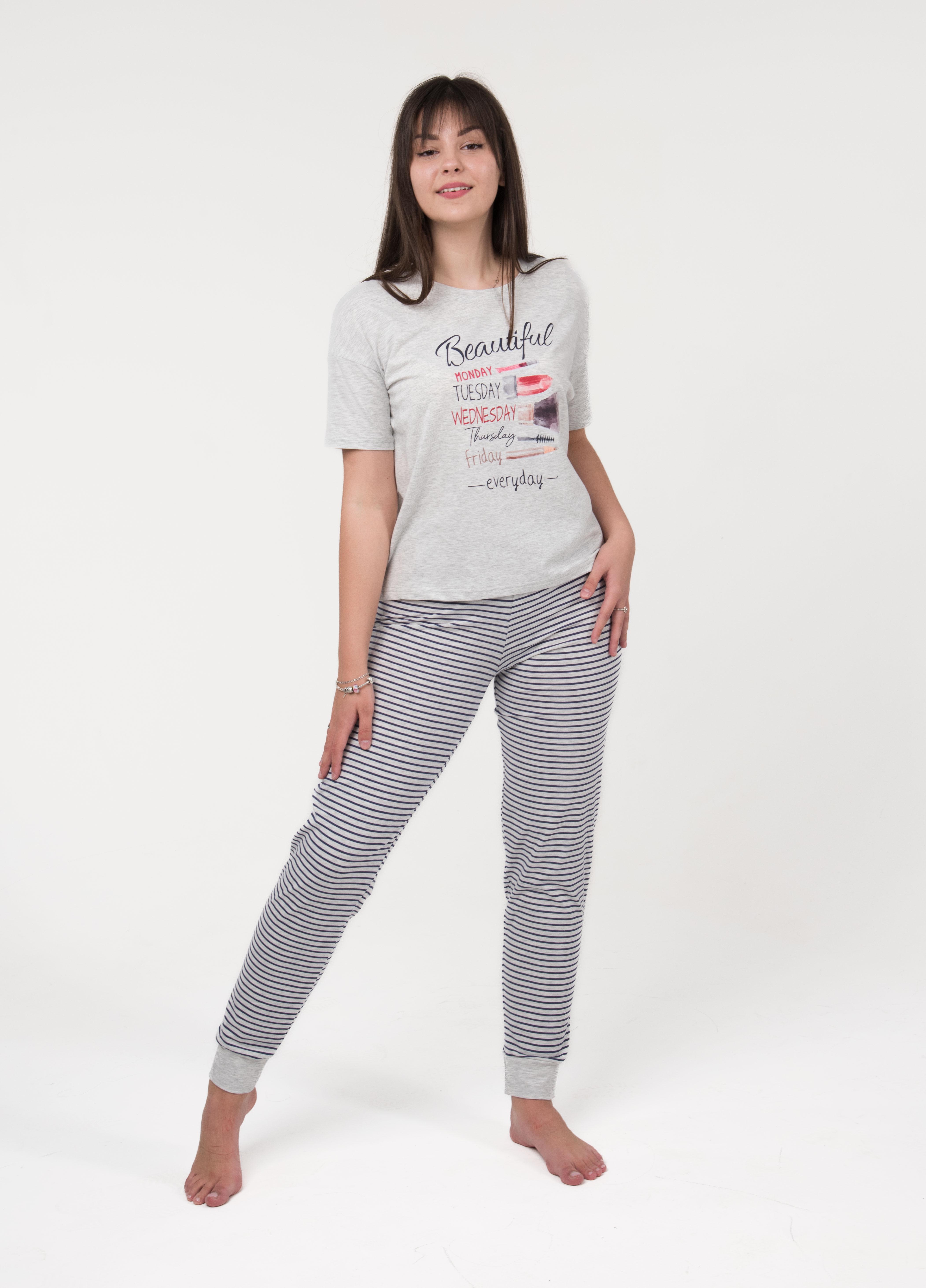 Піжама жіноча Наталюкс XL Меланж (4126331497051)