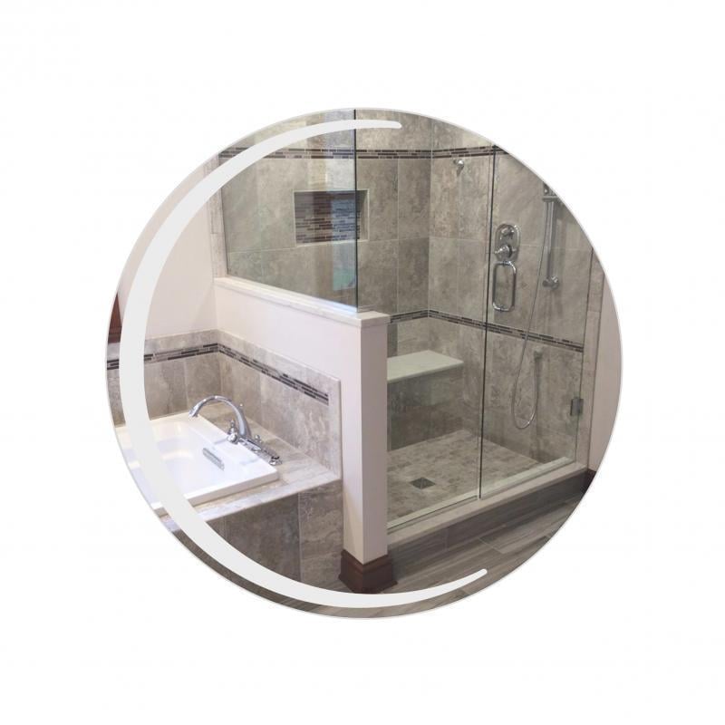 Зеркало для ванной комнаты Qtap Robin R830 с LED-подсветкой (QT13782601W)