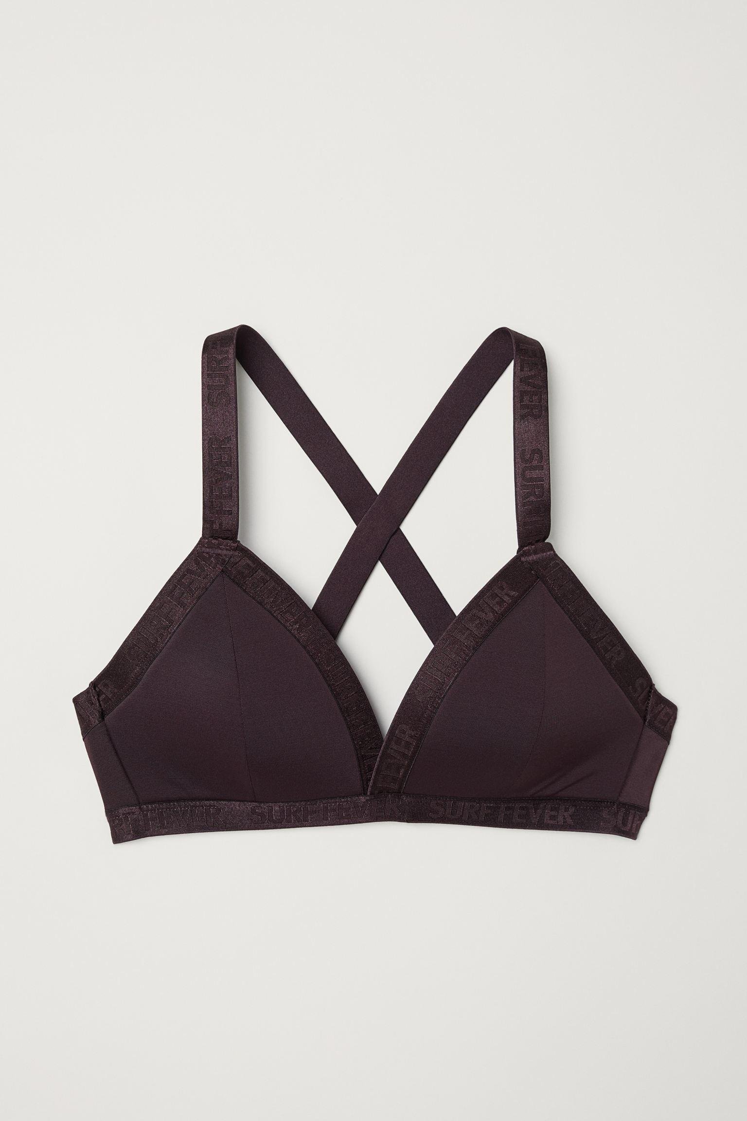 Лиф купальный H&M L Сливовый (15065766920)