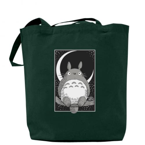Шоппер My Neighbor Totoro 37x41 см Темно-зеленый (14428481-16-187156)