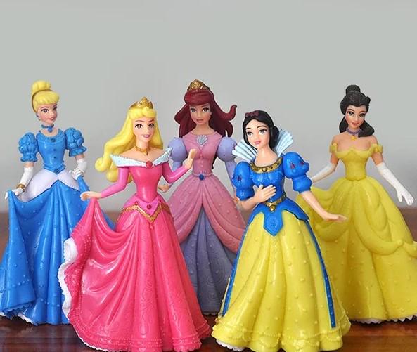 Набор фигурок Принцессы 5 шт. ПВХ 12-13 см (51252eb2)